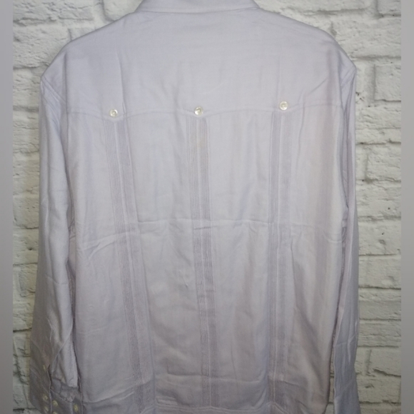 Rocky Patel Collection Long Sleeve Button Up Dress Shirt Size Large - Picture 5 of 5